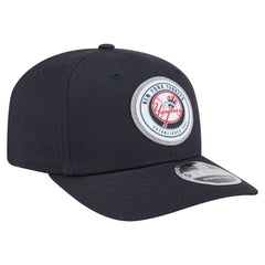 New York Yankees Circle Patch 9SEVENTY Stretch-Snap Hat Navy