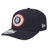 Detroit Tigers Circle Patch 9SEVENTY Stretch-Snap Hat Navy