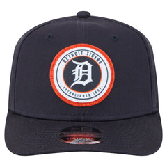 Detroit Tigers Circle Patch 9SEVENTY Stretch-Snap Hat Navy
