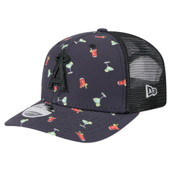 Los Angeles Angels Adventure Drinks Pattern 9SEVENTY Stretch-Snap Hat Black