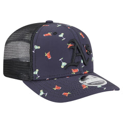 Athletics Adventure Drinks Pattern 9SEVENTY Stretch-Snap Hat Black