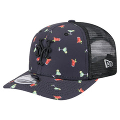 New York Mets Adventure Drinks Pattern 9SEVENTY Stretch-Snap Hat Black
