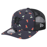 Houston Astros Adventure Drinks Pattern 9SEVENTY Stretch-Snap Hat Black