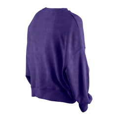 Phoenix Suns Women's Throwback Vintage Enzyme Wash Oversized Boxy Pullover Sweatshirt - Purple cheap