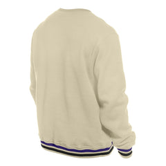 Sacramento Kings Throwback Vintage Pullover Sweatshirt - White discount