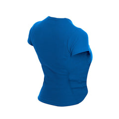 Philadelphia 76ers Women's Leisure Collection Baby Doll Cropped T-Shirt - Blue online