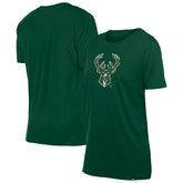 Milwaukee Bucks Women's Glam Game Flower T-Shirt - Hunter Green for sale