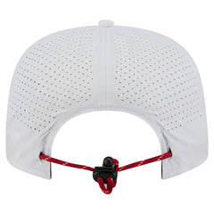 Los Angeles Angels Perforated Golfer Snapback Hat White