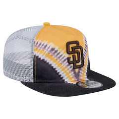 San Diego Padres Tie-Dye Golfer Trucker Adjustable Hat