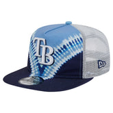 Tampa Bay Rays Tie-Dye Golfer Trucker Adjustable Hat