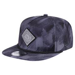 Milwaukee Brewers Printed Golfer Snapback Hat Navy