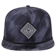 New York Mets Printed Golfer Snapback Hat Navy