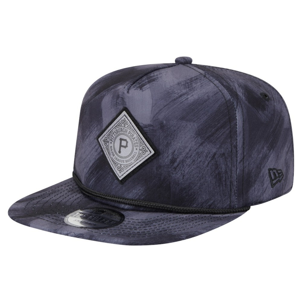 Pittsburgh Pirates Printed Golfer Snapback Hat Navy