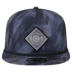 Chicago Cubs Printed Golfer Snapback Hat Navy
