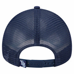 Tampa Bay Rays Distressed 9FORTY A-Frame Adjustable Trucker Hat Navy