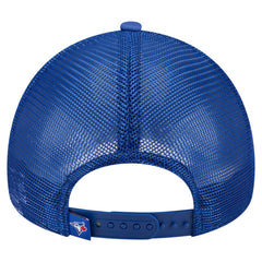 Toronto Blue Jays Distressed 9FORTY A-Frame Adjustable Trucker Hat White/Royal