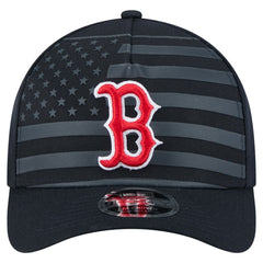 Boston Red Sox American Flag 9FORTY M-Crown A-Frame Adjustable Hat Navy
