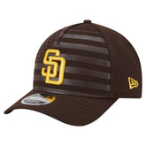 San Diego Padres American Flag 9FORTY M-Crown A-Frame Adjustable Hat Brown