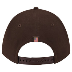 San Diego Padres American Flag 9FORTY M-Crown A-Frame Adjustable Hat Brown