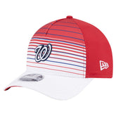 Washington Nationals Gradient 9FORTY M-Crown Adjustable Hat Red