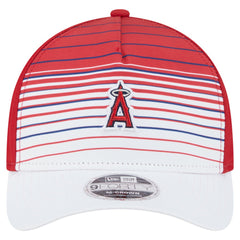 Los Angeles Angels Gradient 9FORTY M-Crown Adjustable Hat Red
