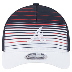 Atlanta Braves Gradient 9FORTY M-Crown Adjustable Hat Navy
