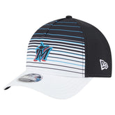 Miami Marlins Gradient 9FORTY M-Crown Adjustable Hat Black