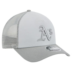 Athletics Color Pack A-Frame 9FORTY Trucker Adjustable Hat Gray