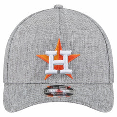 Houston Astros Cotton Weave M-Crown A-Frame 9FORTY Adjustable Hat Gray