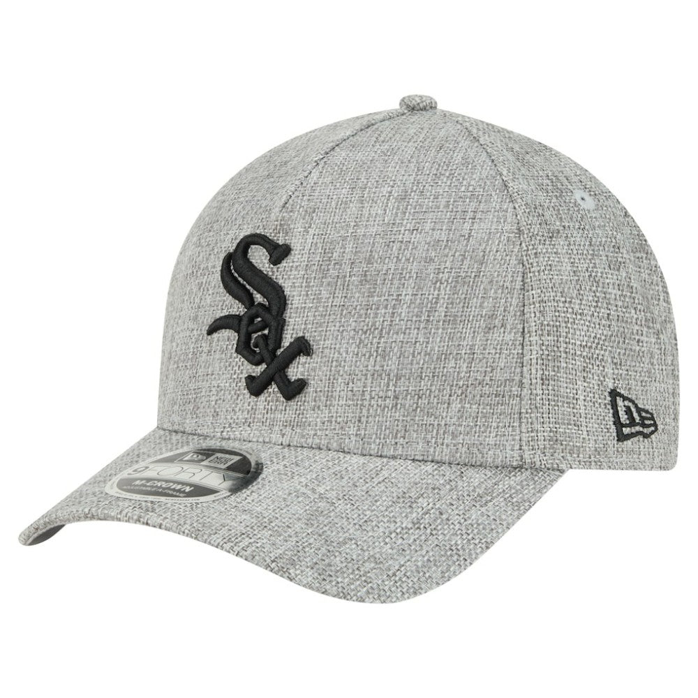 Chicago White Sox Cotton Weave M-Crown A-Frame 9FORTY Adjustable Hat Gray