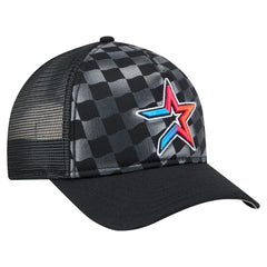 Houston Astros Gradient 9FORTY A-Frame M-Crown Trucker Adjustable Hat Black