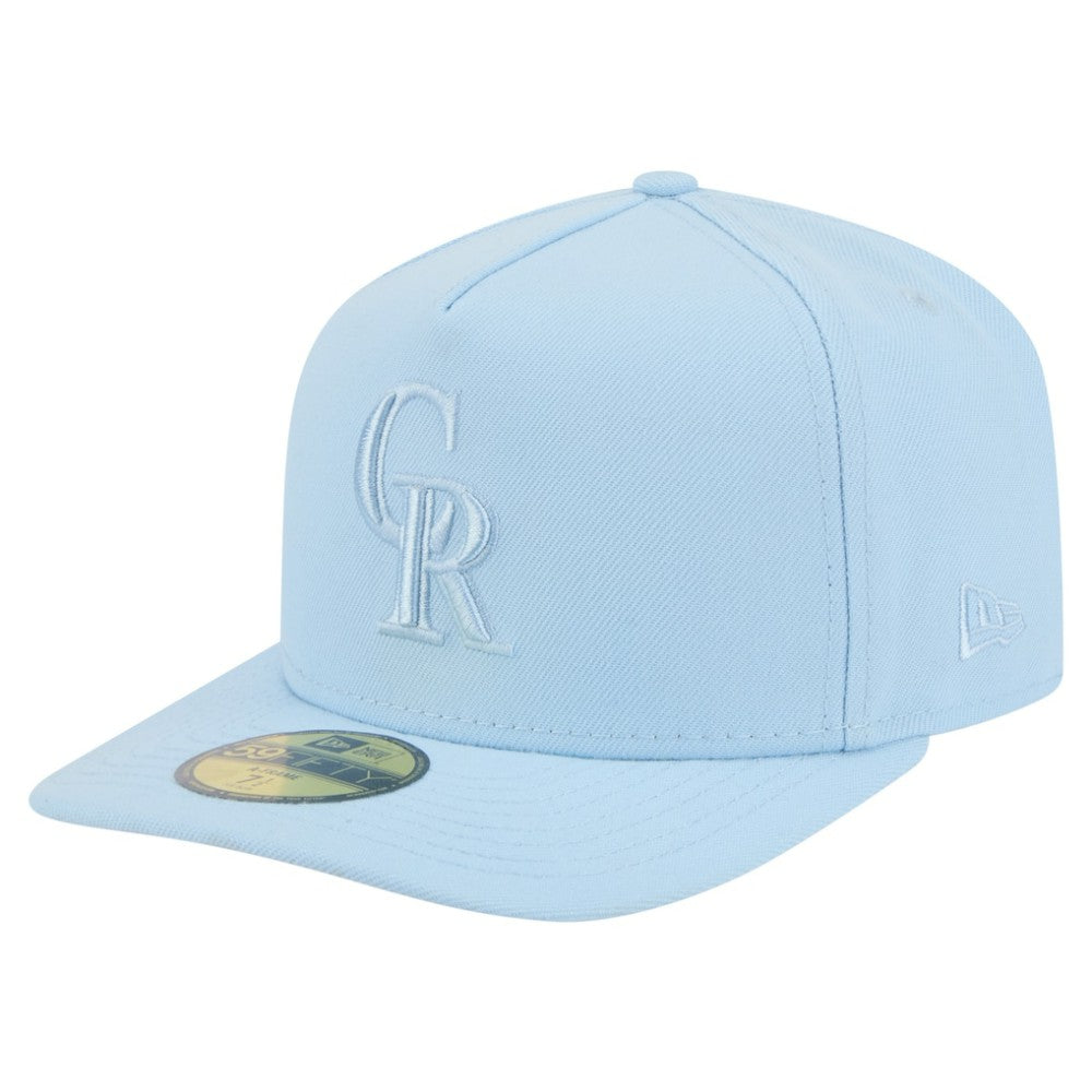 Colorado Rockies Color Pack A-Frame 59FIFTY Fitted Hat Light Blue