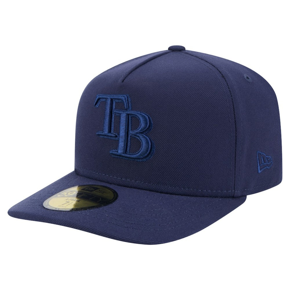 Tampa Bay Rays Color Pack A-Frame 59FIFTY Fitted Hat Navy