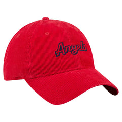 Los Angeles Angels Women's Corduroy 9TWENTY Adjustable Hat Red