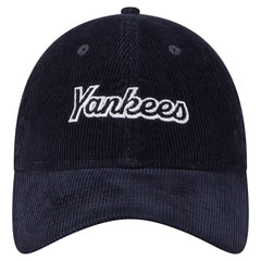 New York Yankees Women's Corduroy 9TWENTY Adjustable Hat Navy