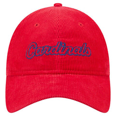 St. Louis Cardinals Women's Corduroy 9TWENTY Adjustable Hat Red