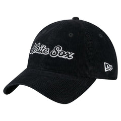 Chicago White Sox Women's Corduroy 9TWENTY Adjustable Hat Black