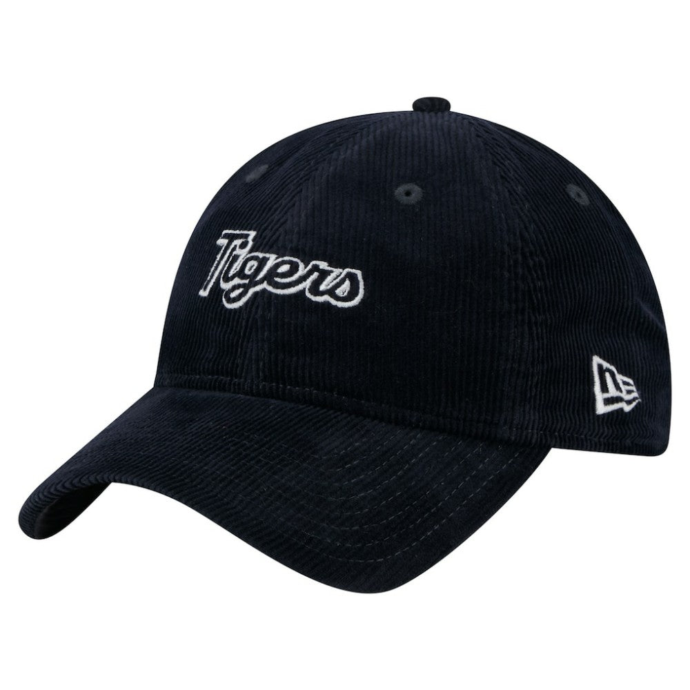 Detroit Tigers Women's Corduroy 9TWENTY Adjustable Hat Navy