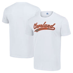 Cleveland Browns Starter City Tailsweep T-Shirt - White for sale