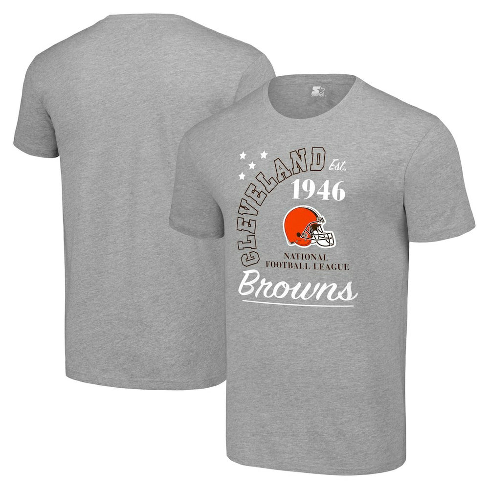 Cleveland Browns Starter Arch City T-Shirt - Heather Gray for sale