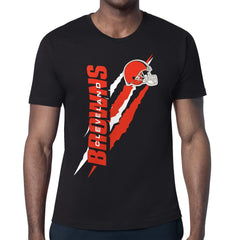 Cleveland Browns Starter Color Scratch T-Shirt - Black discount