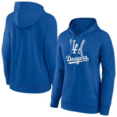 Los Angeles Dodgers Women's Fastball Pullover Hoodie Royal