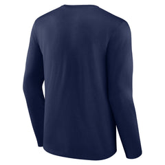Milwaukee Brewers Fastball Long Sleeve T-Shirt Navy