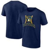Milwaukee Brewers Fastball T-Shirt Navy