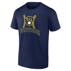 Milwaukee Brewers Fastball T-Shirt Navy
