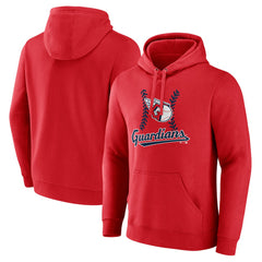 Cleveland Guardians Fastball Pullover Hoodie Red