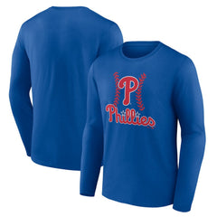 Philadelphia Phillies Fastball Long Sleeve T-Shirt Royal