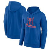 Philadelphia Phillies Women's Fastball Pullover Hoodie Royal