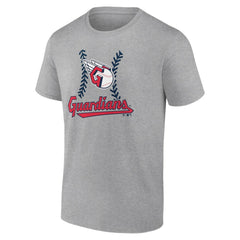 Cleveland Guardians Fastball T-Shirt Heather Gray
