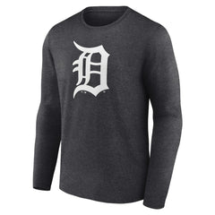 Detroit Tigers Monochrome Long Sleeve T-Shirt Charcoal
